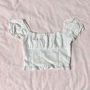 Gorgeous white milkmaid blouse